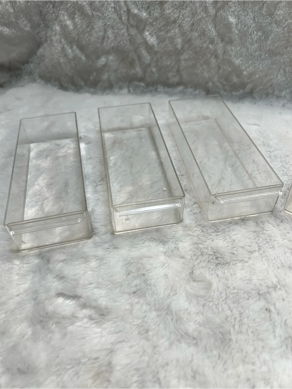 LOT OF 6 Parts Organizer Cabinet Acrylic Replacement Drawer Bin